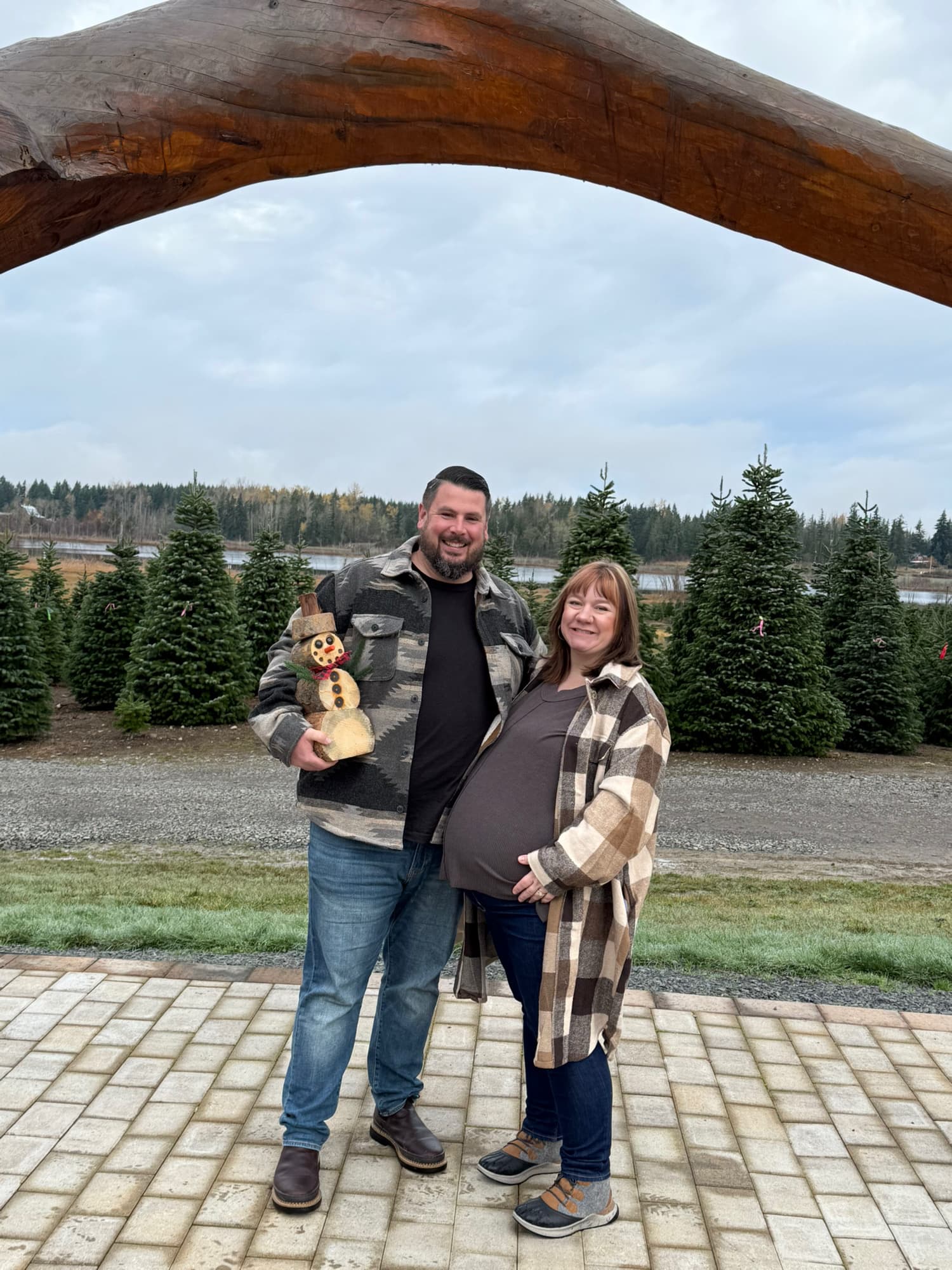 Harley and Teryn at baby shower